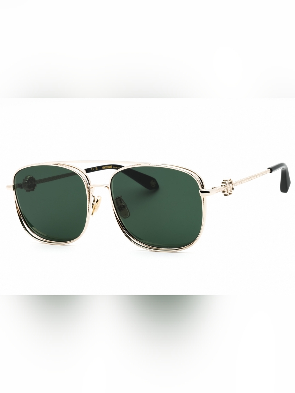 NWT, Roberto Cavalli SRC059M, Light Gold, Unisex Sunglas, Size59X17X140.